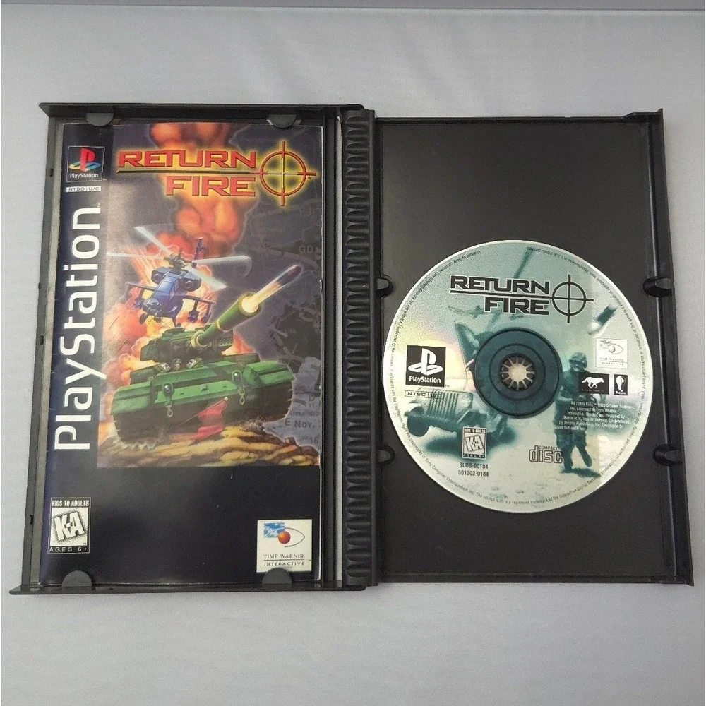 Return Fire - PlayStation 1 - Long Box 1996 - Complete in Box (CIB) - Tested